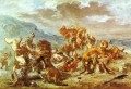 lion hunt Eugene Delacroix